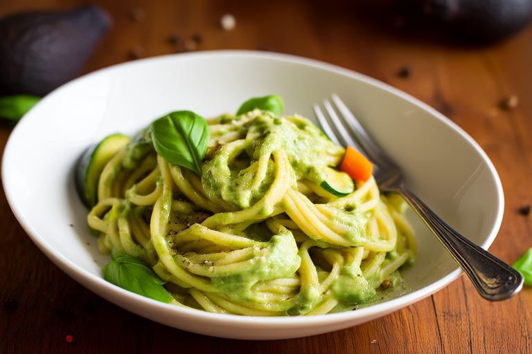 Creamy Avocado Pasta with Hidden Veggies