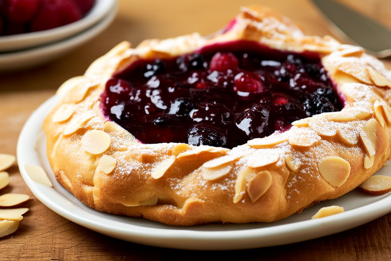 Decadent Raspberry Almond Danish Pastry
