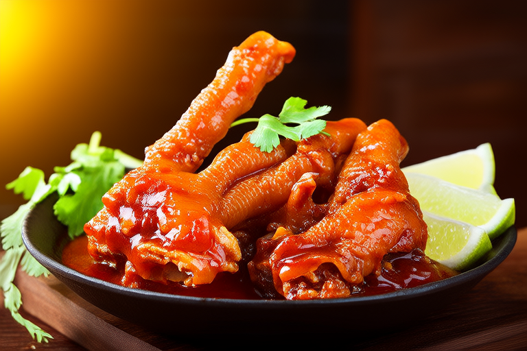 Exotic Doubleskin Pork Trotters in Chili Sauce