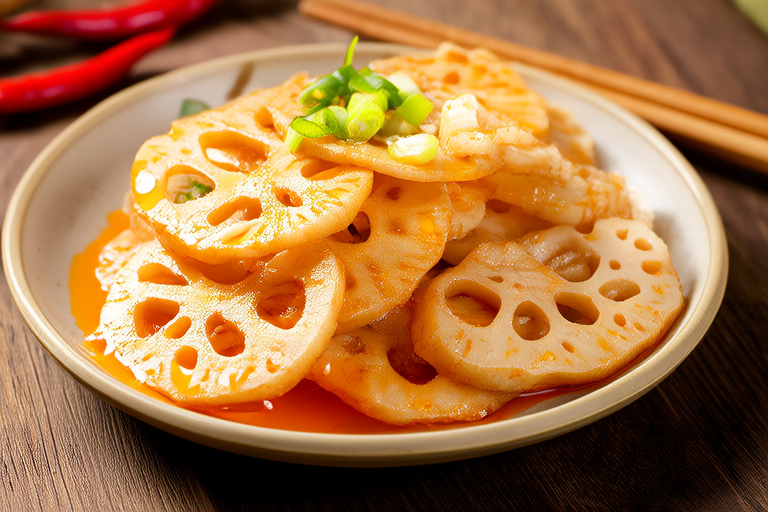 Fragrant Lotus Root Slices Stir-Fried to Perfection