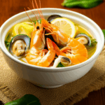 Fresh Seafood Soup with Light Broth 3 Fresh Seafood Soup with Light Broth