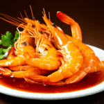 Golden Crispy Prawn with Signature Cantonese Sauce 3 Golden Crispy Prawn with Signature Cantonese Sauce