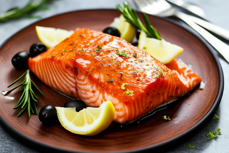 Grilled Salmon with Herb Citrus Glaze