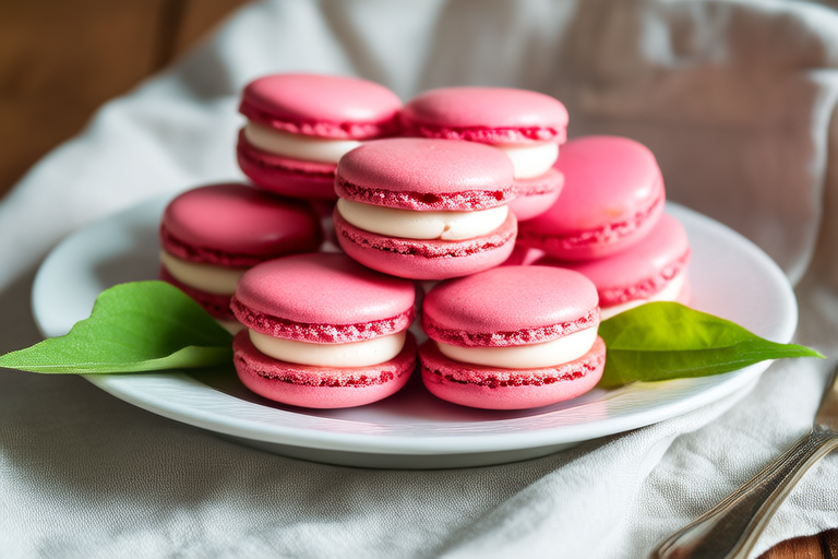 Heavenly Raspberry Macarons Perfect for Any Afternoon Tea
