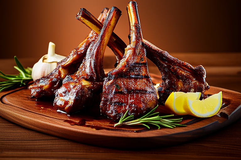 Herb-Marinated Grilled Lamb Chops