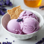 Homemade Lavender Honey Ice Cream 3 Homemade Lavender Honey Ice Cream