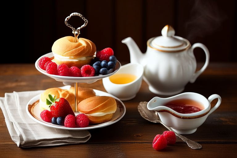 Indulgent Afternoon Tea Experience: Cream Tea with Pastries