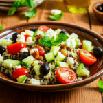 Mediterranean Quinoa & Feta Salad