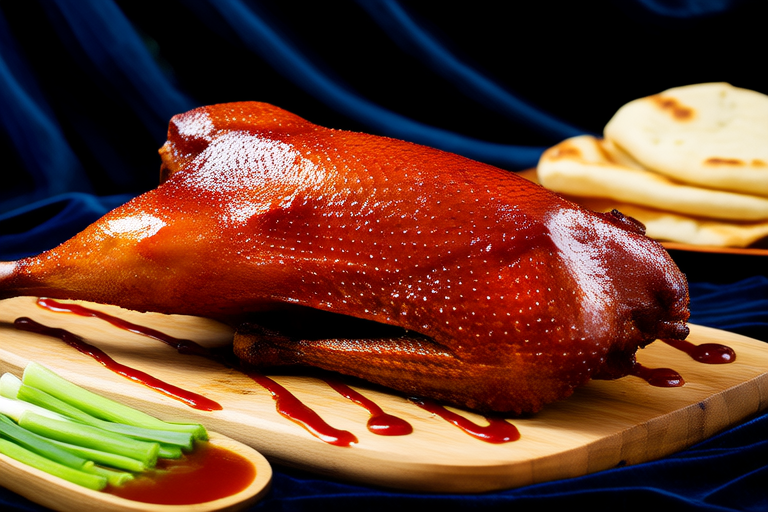 Perfectly Roasted Crispy Duck with Sweet and Sour Sauce