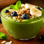 Powerful Green Smoothie Bowl 3 Powerful Green Smoothie Bowl