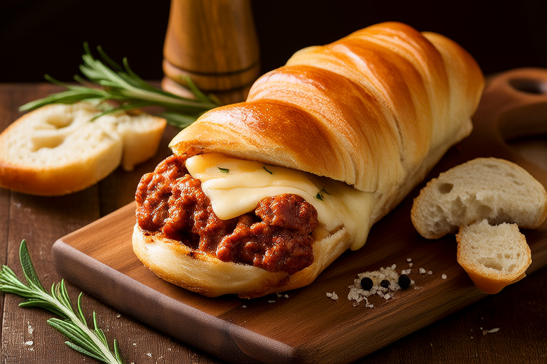 Savory Sausage & Cheese Stromboli