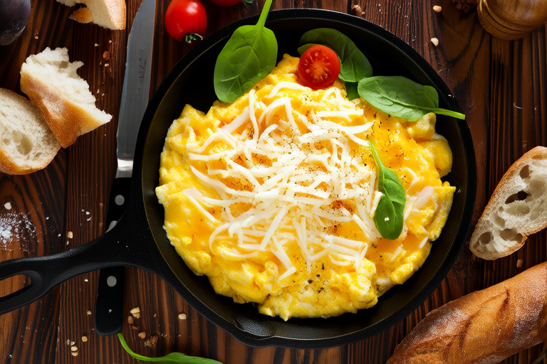 Savory Scrambled Eggs: The Ultimate Cheesy Spin