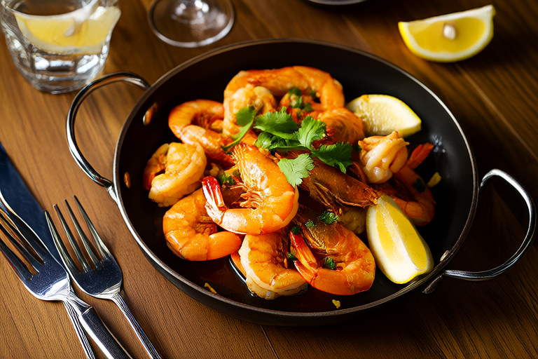 Sizzling Garlic Shrimp Delight