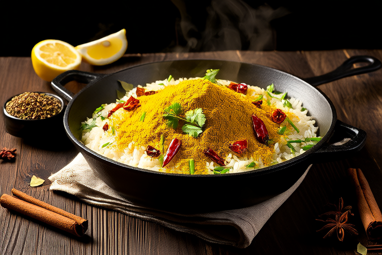 Sizzling Spices with Rice