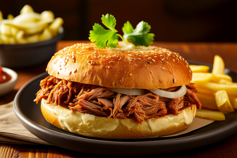 Slow-Cooked Pulled Pork Sandwiches