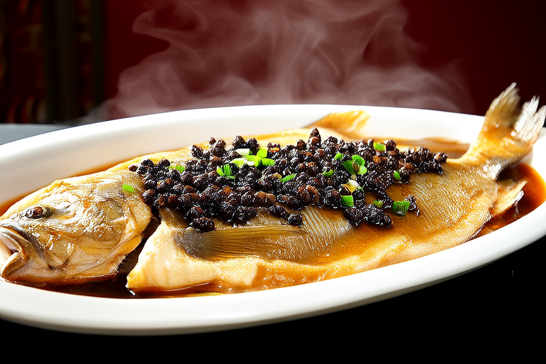 Steamed Fish Infused with Fermented Black Beans