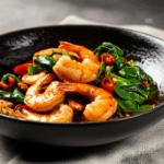 Stir-Fried Basil with Fresh Shrimp - A Fujian Delicacy 3 Stir-Fried Basil with Fresh Shrimp – A Fujian Delicacy