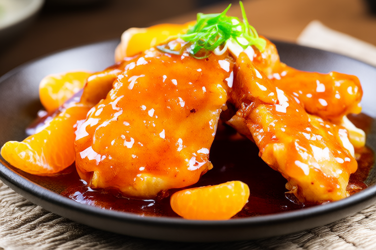 Sweet and Sour Mandarin Fish in Honey Glaze