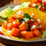 Tangy and Spicy Salmon Tacos 3 Tangy and Spicy Salmon Tacos