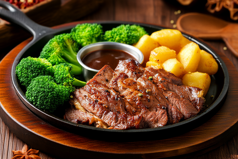 Tender Beef Stir-Fry with Black Pepper Sauce