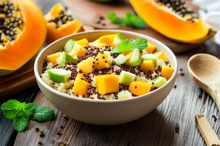 Tropical Fruit and Quinoa Superfood Salad