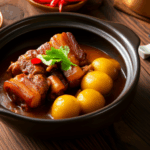 Umami Explosion: Braised Pork Belly with Rice Cake 3 Umami Explosion: Braised Pork Belly with Rice Cake