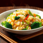 Vegetable Stir-Fry over Rice 3 Vegetable Stir-Fry over Rice