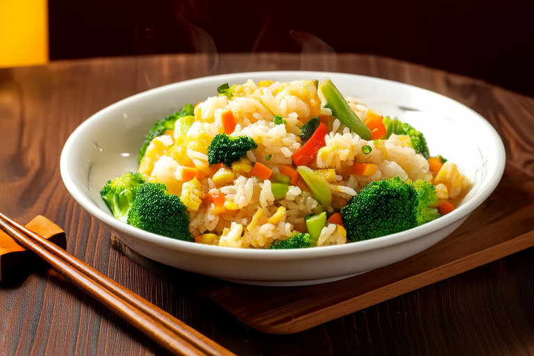 Vegetable Stir-Fry over Rice