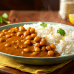 Comfortable Curried Chickpeas and Rice