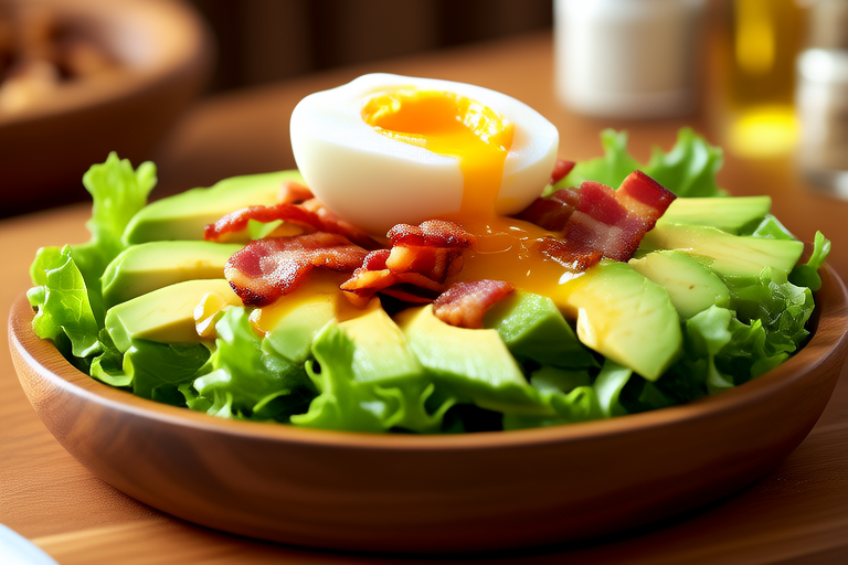 Creamy Avocado Bacon Egg Salad