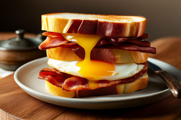 Eggy-Bread Bonanza: The Ultimate Breakfast Sandwich