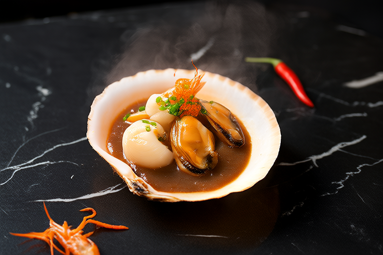 Seafood Symphony: Steamed Scallops with Fermented Black Beans