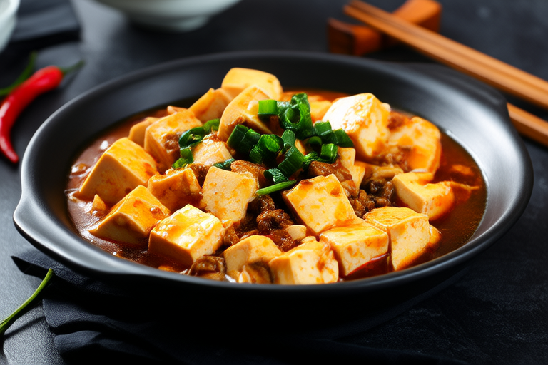 Spicy and Sour Tofu with Preserved Vegetables