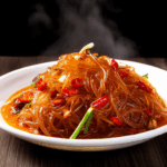 Stir-Fried Glass Noodles with Hot Sauce 3 Stir-Fried Glass Noodles with Hot Sauce