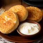 Artisanal Scones with Creamy Clotted Cream 3 Artisanal Scones with Creamy Clotted Cream