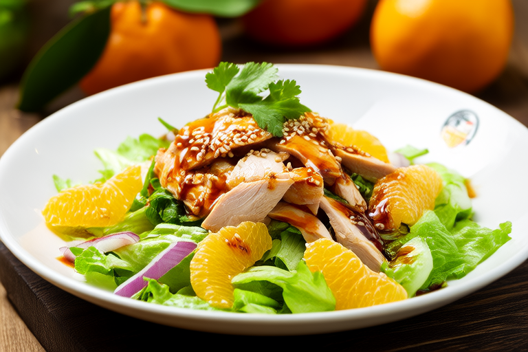 Asian Sesame Citrus Chicken Salad