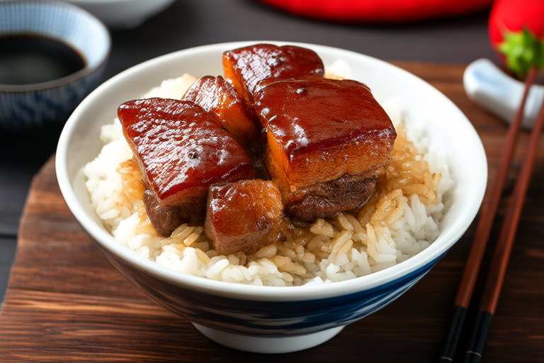 Classic Fujianese Braised Pork Belly with Rice