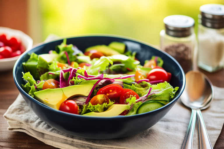 Fresh Veggie Summer Salad with Citrus Vinaigrette