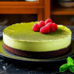 No-Bake Matcha Green Tea Cheesecake 3 No-Bake Matcha Green Tea Cheesecake