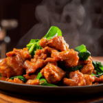 Sautéed Chicken with Fragrant Tea Leaves 3 Sautéed Chicken with Fragrant Tea Leaves