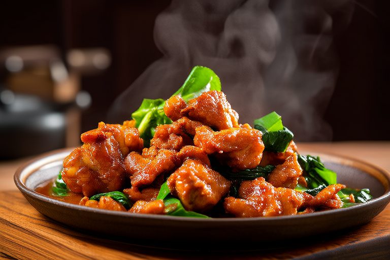 Sautéed Chicken with Fragrant Tea Leaves