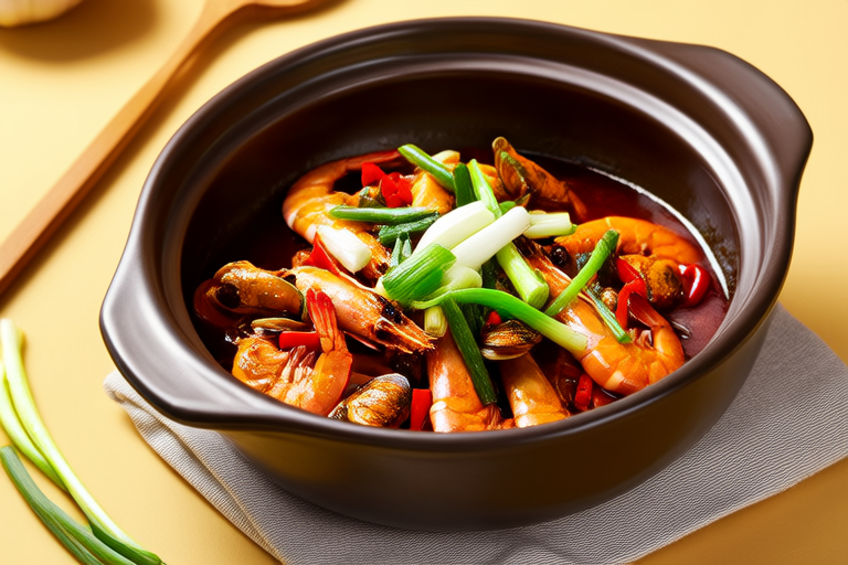 Sizzling Seafood Stir-Fry with Black Bean Sauce