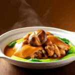 Steamed Chicken with Bamboo Shoots and Shiitake Mushrooms 3 Steamed Chicken with Bamboo Shoots and Shiitake Mushrooms