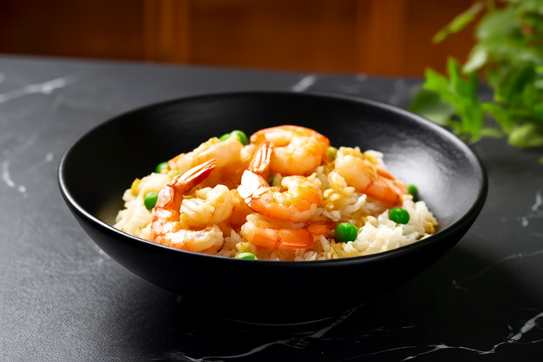 Tangy Shrimp Stir-fry over Rice