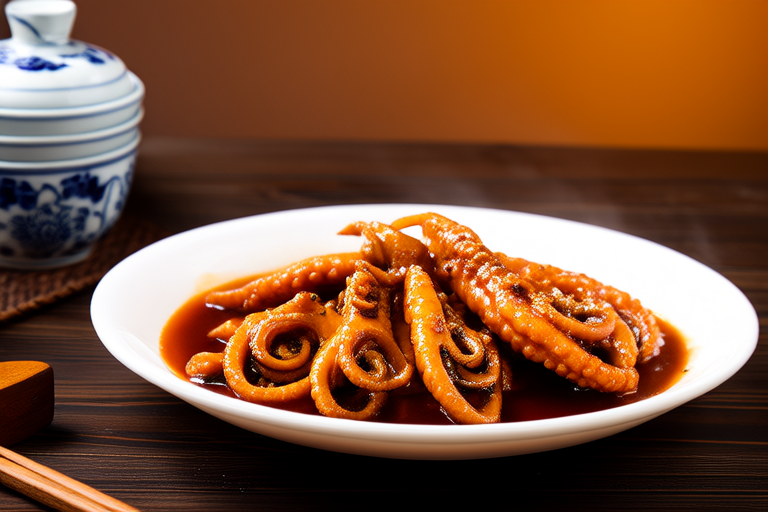 Taste Traditions: Sweet and Sour Braised Baby Octopus in Fujian Style