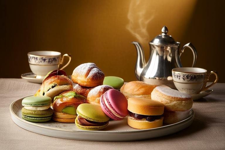 Tea Time Treats: Exquisite Pastries and Sandwiches
