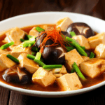 Zhejiang-style Braised Tofu with Mushrooms and Bamboo Shoots 3 Zhejiang-style Braised Tofu with Mushrooms and Bamboo Shoots