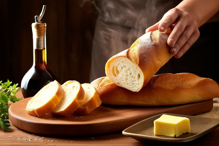 Artisanal Baguette Mastery: Crusty on the Outside, Soft Inside