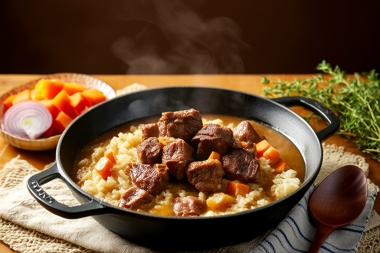 Comfort in a Bowl: Beef and Barley Risotto Style