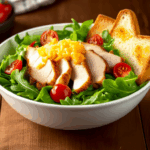 Creamy Caesar Chicken Salad Bowl